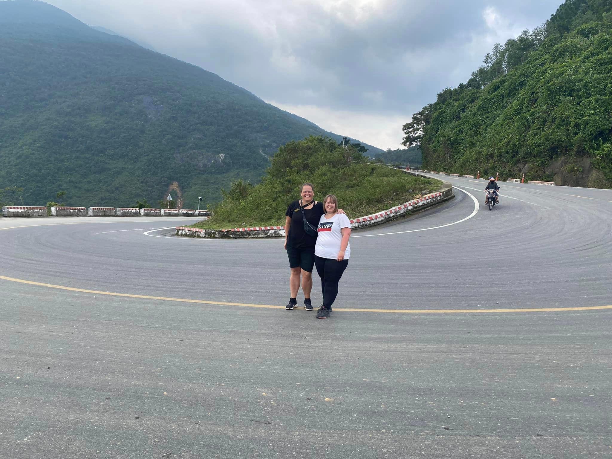 Photoshoot on Hai Van Pass road