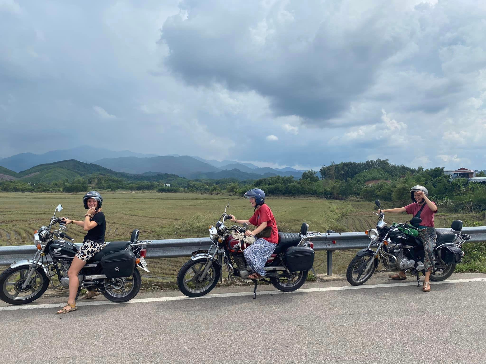 Beautiful rice paddy field - Kon Tum Motorbike tour