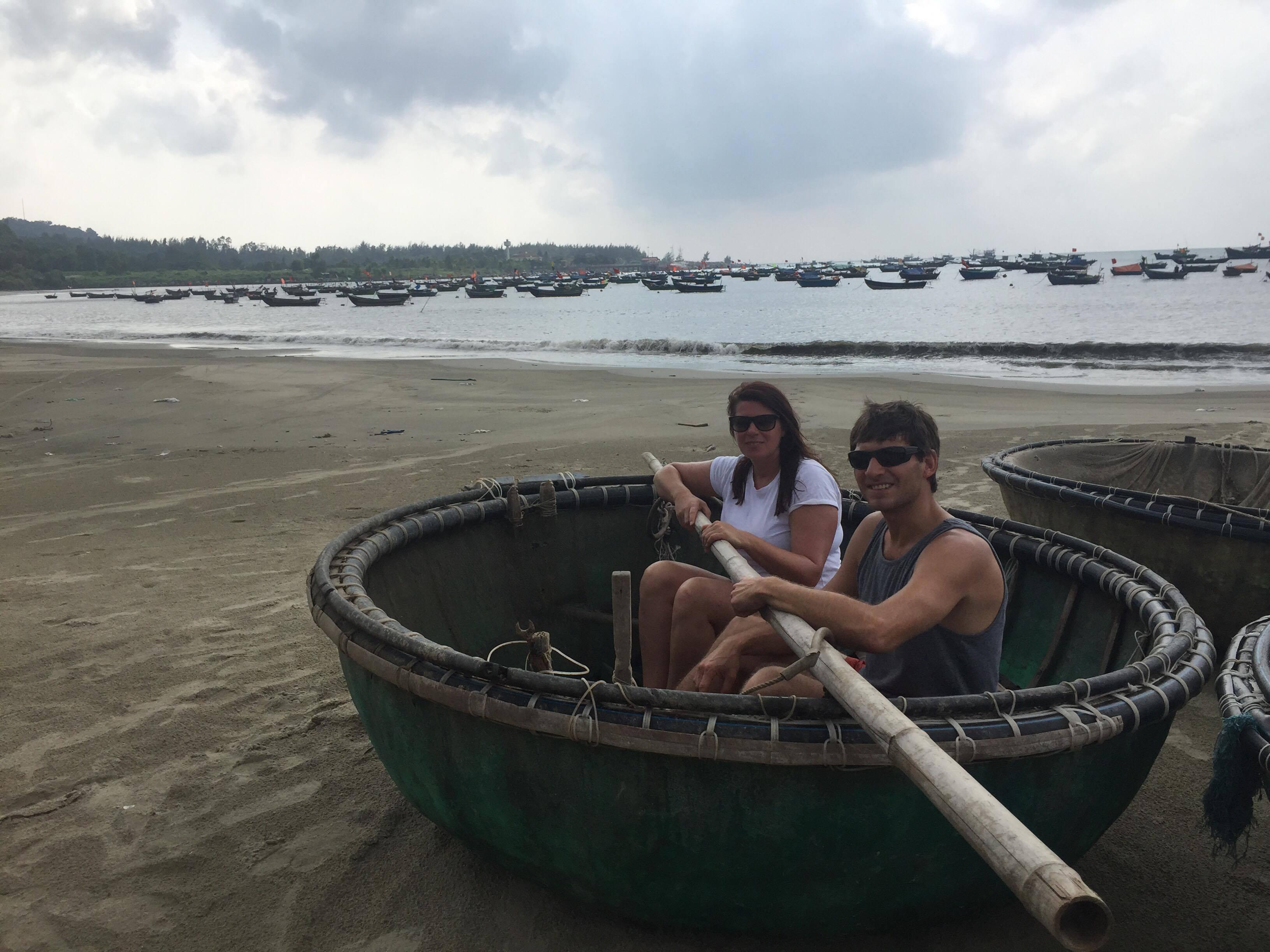 Rowing on Cua Tung Beach